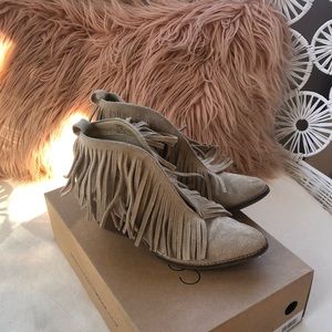 Matisse Lambert fringe booties